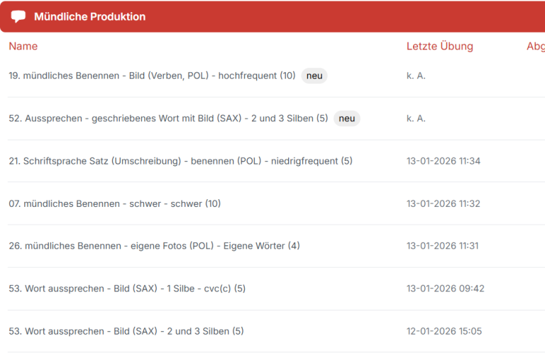 Beispiel Übung STAPP